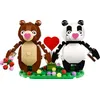 Image de LEGO 40821 Ours d'amour - Jeu de Construction pour Enfants et Adultes à partir de 9 Ans, 287 pièces, Adorable Figurine d'ours à Construire et à Exposer