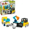 Image de DUPLO Town Véhicules de construction - Set 3 en 1, Jouets de construction