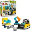Image de LEGO DUPLO Ma Ville 10475 Les Véhicules de Chantier 3-en-1 - Jeu Interactif dès 2 ans