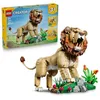 Image de LEGO Creator 3-en-1 31386 Animaux Sauvages : Le Lion Majestueux - Jeu 9 ans - Décoration