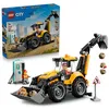 Image de LEGO City 60480 Le Tractopelle Jaune - Camion Jouet Garçon ou Fille dès 7 ans - Cadeau