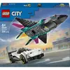 Image de LEGO City le Jet Contre la Voiture 60489 LEGO
