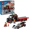 Image de City F1 Truck avec voiture de course Audi F1, Jouets de construction