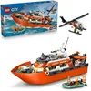 Image de LEGO City 60504 Le Bateau de Sauvetage et l’Hélicoptère des Garde-Côtes - Jouet dès 7 ans