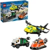 Image de Set combiné ville avec avion, véhicule de maintenance et aéroglisseur, Jouets de construction