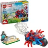 Image de Marvel Spidey et ses super amis Spidey à moto contre Rhino, Jouets de construction
