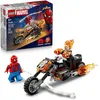 Image de LEGO   Marvel 76335 Spider-Man et sa Moto contre Ghost Rider - Jouet Garçon ou Fille 6 ans