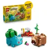 Image de LEGO Pokémon 72155 - Set de construction compatible SMART Play  - Bulbizarre et Keunotor Délice de baies - Dès 7 ans