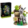 Image de LEGO Shrek 72423 - Figurine Shrek et ses amis lâne et le chat potté - Set pour Adulte