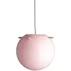 Image de Suspension FRANDSEN Koi, verre, rose/laiton, Ø 25 cm