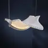 Image de FRANDSEN suspension LED Sora, blanc/laiton, papier