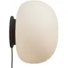 Image de Applique murale FRANDSEN Supernate, Ø 38 cm, interrupteur, opale/blanc