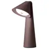 Image de Lampe à poser LED rechargeable FRANDSEN Ami, marron, 32 cm, à intensité variable