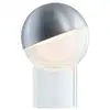Image de Lampe à poser LED rechargeable FRANDSEN Pila, couleur aluminium, 20 cm, à