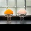 Image de Lampe à poser LED rechargeable Verpan WIRE, orange, hauteur 25 cm, IP44