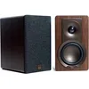 Image de DALI KUPID - Enceintes HiFi compactes passives premium pour étagère, design 2 voies avec un woofer de 4,5 pouces et un tweeter de 1 pouce, support mural inclus (paire) - Noyer foncé
