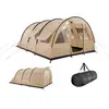 Image de Grand Canyon HELENA 6 - tente tunnel pour 6 personnes | tente famille/groupe avec deux zones de couchage | Désert de Mojave (beige)