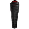 Image de Nordisk Y by V.i.b. Sac de couchage en duvet avec fermeture éclair à droite Noir/rouge ardent 250 l 210 cm