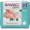 Image de Bambo Nature Lot de 24 couches écologiques de qualité supérieure, taille 0 (1-3 kg) - XXS