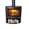 Image de Poêle à bois en acier Aduro 15.2 noir 6.5KW