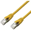 Image de MicroConnect CAT6A S/FTP 3m Yellow LSZH Shielded Network Cable, LSZH, AWG26 CU