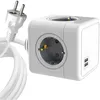 Image de MicroConnect - 4 Way Schuko, 2 USB Ports Power Cube - with 1,5m Cable