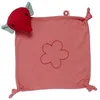 Image de Doudou Plat Carré Franck & Fischer Eléphant Rose Mimi - Doudou Coton