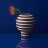 Image de AYTM Vase Varia, rouge, Ø 18 cm, hauteur 21 cm, céramique