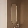 Image de Miroir AYTM Angui, couleur or, hauteur 78 cm, verre, acier