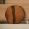 Image de Miroir AYTM Circum, ambre, Ø 70 cm, verre, bois MDF