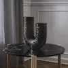 Image de AYTM Vase Arura, noir, hauteur 40 cm, largeur 34 cm, verre