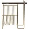 Image de AYTM Porte-revues Sino, table d'appoint, couleur or