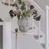 Image de AYTM Vase Uva, Ø 26 cm, gris tourterelle, verre, soufflé à la bouche