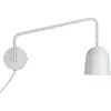 Image de Applique murale Dyberg Larsen Manchester, blanche, saillie 45 cm