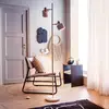 Image de Lampadaire Ocean de Dyberg Larsen, beige, hauteur 160 cm, à 2 lampes.