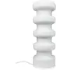 Image de Dyberg Larsen Lampe de table Luna, blanc, hauteur 33 cm, verre