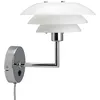 Image de Dyberg Larsen - Applique Murale DL20 Opale Opale - Verre/métal - LED 5W - Intérieur - Design danois - Moderne - Lumière