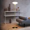 Image de Dyberg Larsen lampe sur pied DL31, couleur laiton, hauteur 133 cm