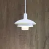 Image de Dyberg Larsen Suspension Morph, blanc, hauteur 32 cm, métal