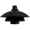 Image de Applique d'extérieur Dyberg Larsen Morph, Ø 30 cm, noire, métal