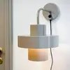 Image de Dyberg Larsen applique murale Stoke, gris, Ø 20 cm, métal