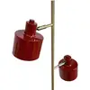 Image de Lampadaire Ocean Dyberg Larsen, rouge foncé, 160 cm, à 2 lampes.
