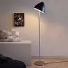 Image de Lampadaire Dyberg Larsen Oulu, noir/acier, hauteur 128 cm