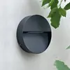 Image de Applique d'extérieur LED Pluto de Dyberg Larsen, noir, Ø 15 cm