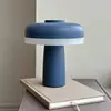 Image de Dyberg Larsen Lampe à poser LED rechargeable Porter, bleu, hauteur 16 cm