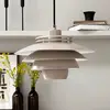Image de Dyberg Larsen Suspension Ejka mini, beige, Ø 30 cm, métal