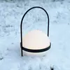 Image de Lampe solaire LED Dyberg Larsen Summer, blanc/noir Hauteur 26 cm