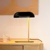Image de Lampe à poser Dyberg Larsen Mini Arch, noir/laiton, 32 cm