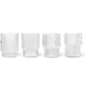 Image de Verres Ripple - Set de 4 Ferm Living Transparent taille unique
