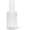 Image de Carafe Ripple - 1l Ferm Living Transparent taille unique